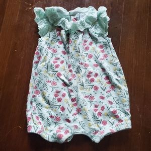 Baby girls bubble outfit